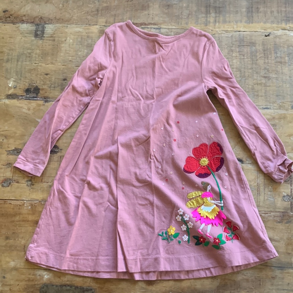 Mini Boden 6-7y long sleeve fairy dress